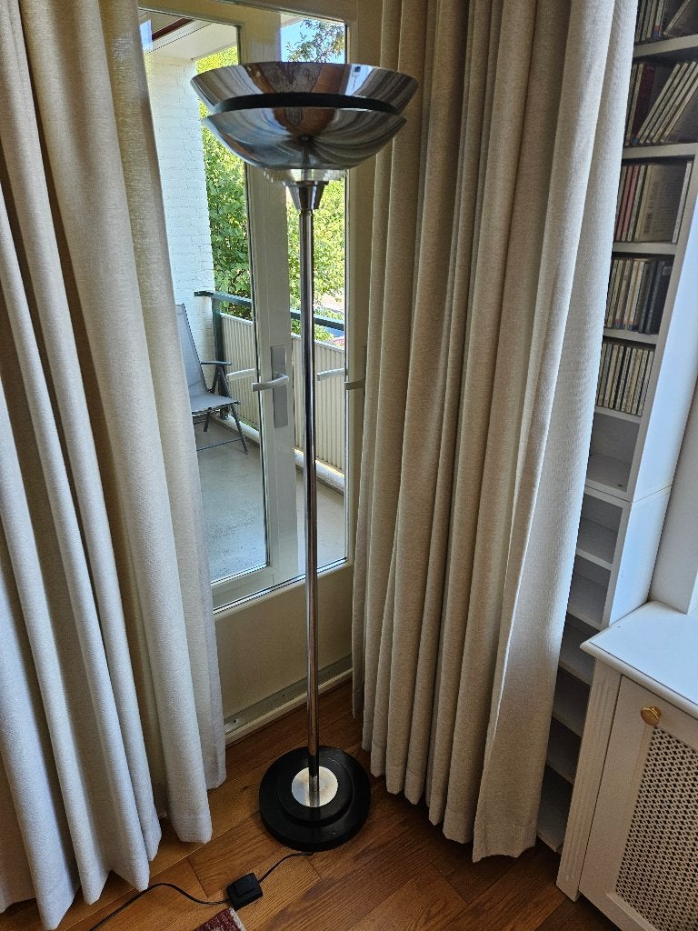 staande lamp, Huis en Inrichting, Lampen | Vloerlampen, Ophalen, Gebruikt, Art deco, Overige materialen