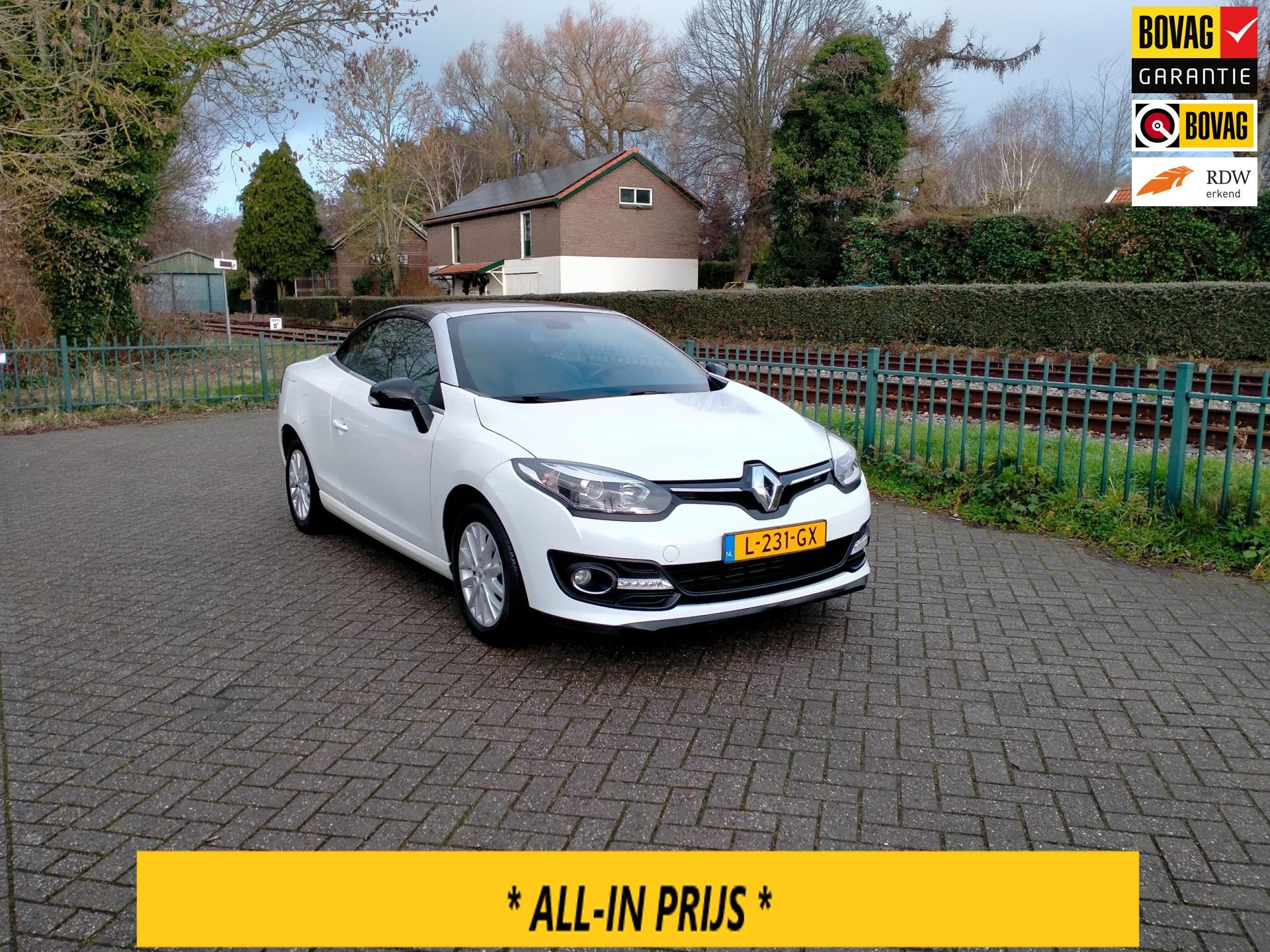 Renault Mégane Coupé-Cabriolet 1.2 TCe Privilège parelmoe, Voorwielaandrijving, Gebruikt, 4 cilinders, 4 stoelen