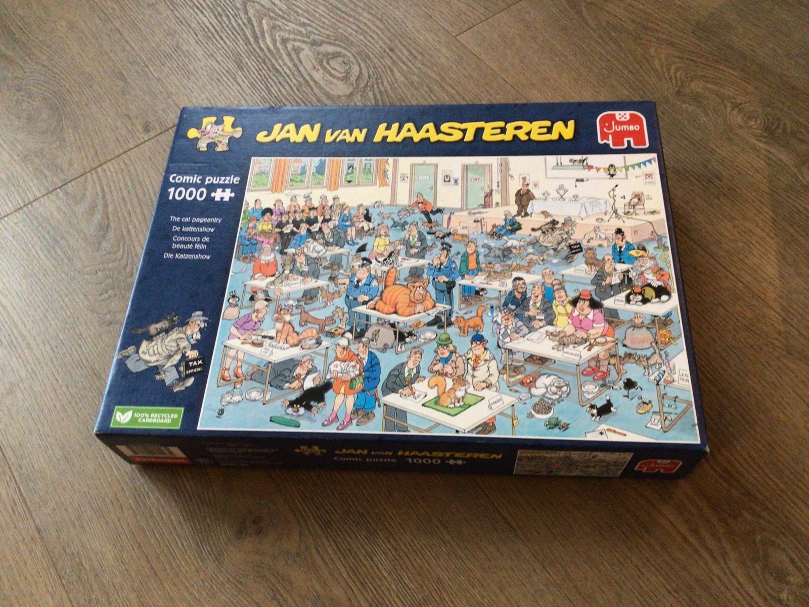 Jan van Haasteren Comic Puzzel - De Katten Show (1000 stukje, Hobby en Vrije tijd, Ophalen, 500 t/m 1500 stukjes, Zo goed als nieuw