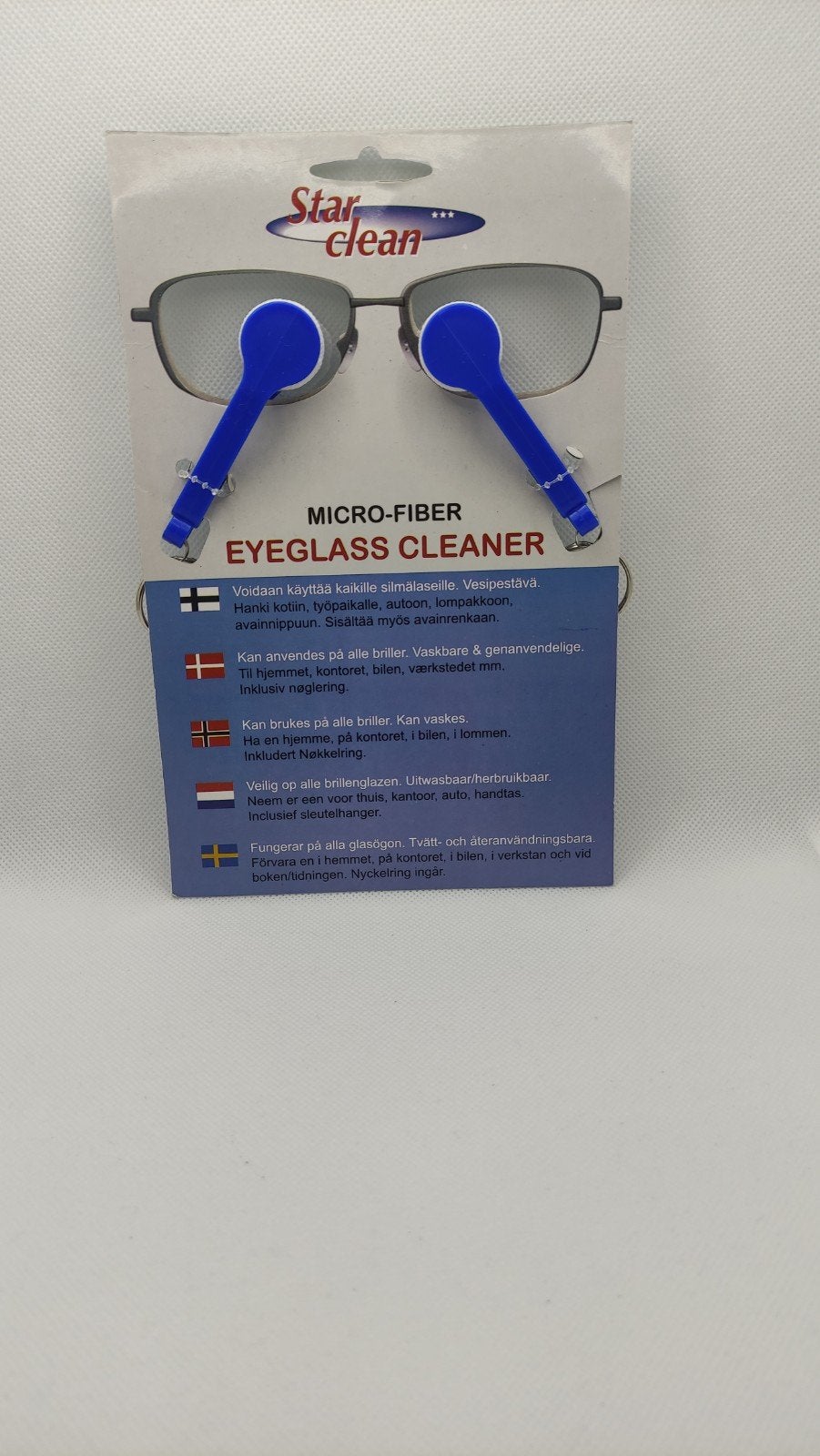 Leuke microfiber eyeglass cleaner blauw - nieuw, Verzamelen, Ophalen of Verzenden, Zo goed als nieuw