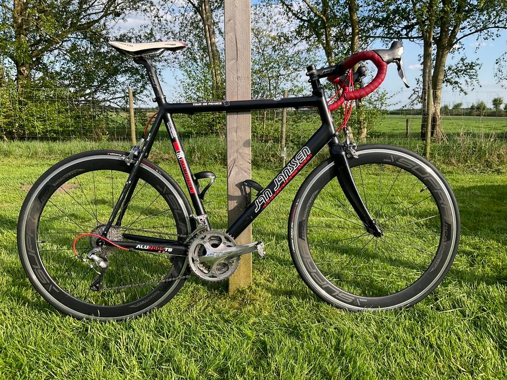 Jan janssen racefiets frame, Fietsen en Brommers, Fietsen | Racefietsen, Gebruikt, Carbon, Heren, 61 tot 65 cm