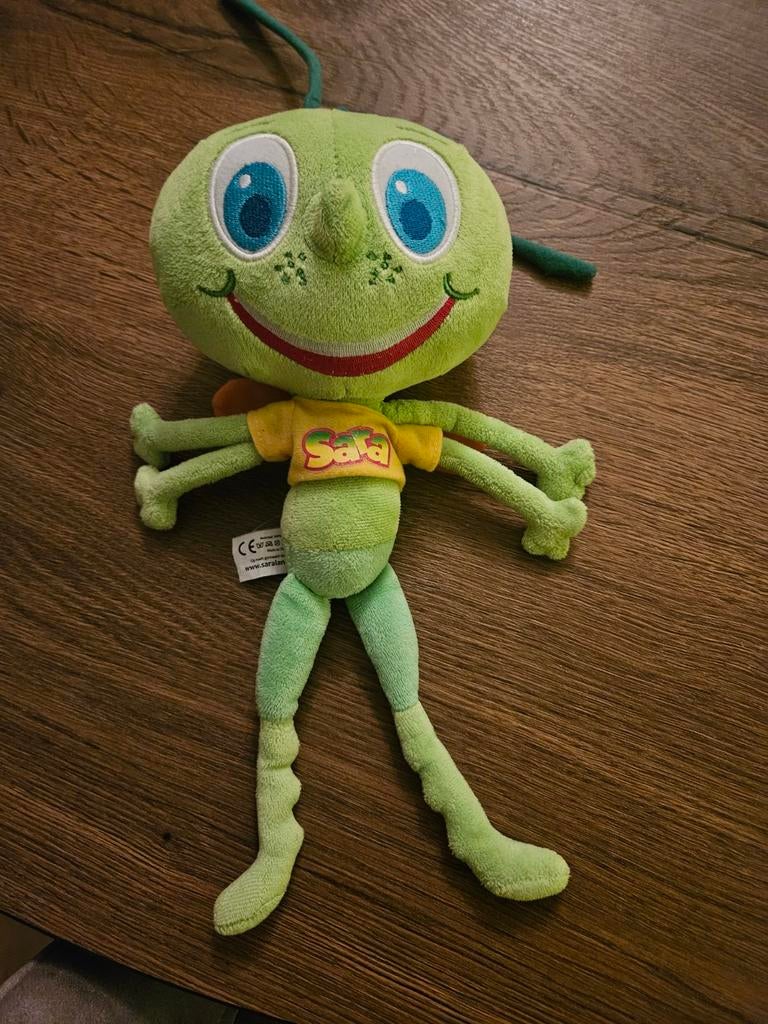 Knuffel Sprinkhaan Saraland, Kinderen en Baby's, Speelgoed | Knuffels en Pluche, Ophalen of Verzenden, Zo goed als nieuw, Overige typen