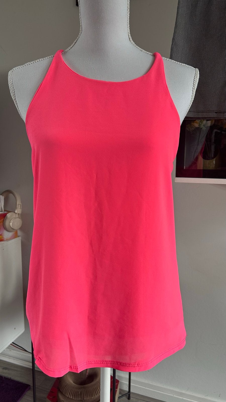 Neon roze top maat S, Ophalen of Verzenden, Roze, Gedragen, Maat 36 (S)