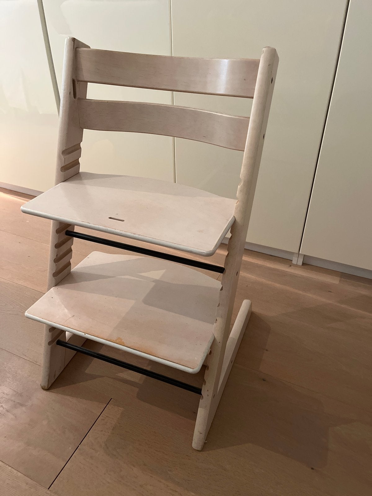 Stokke Tripp Trapp meegroeistoel - Natuurlijk hout, Ophalen, Gebruikt, Meegroeistoel, Aanschuifbaar