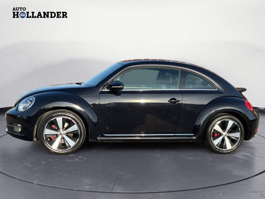 Volkswagen Beetle (Kever) 2.0 TSI 147KW DSG 2012 Zwart, Auto's, Stof, Beetle (Kever), 4 cilinders, 1984 cc