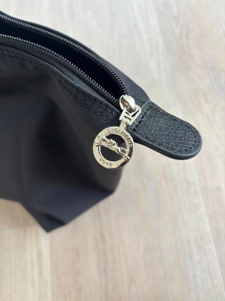 Longchamp Le Pliage Handtas Zwart medium, Sieraden, Tassen en Uiterlijk, Tassen | Schoudertassen, Zo goed als nieuw, Zwart, Ophalen of Verzenden