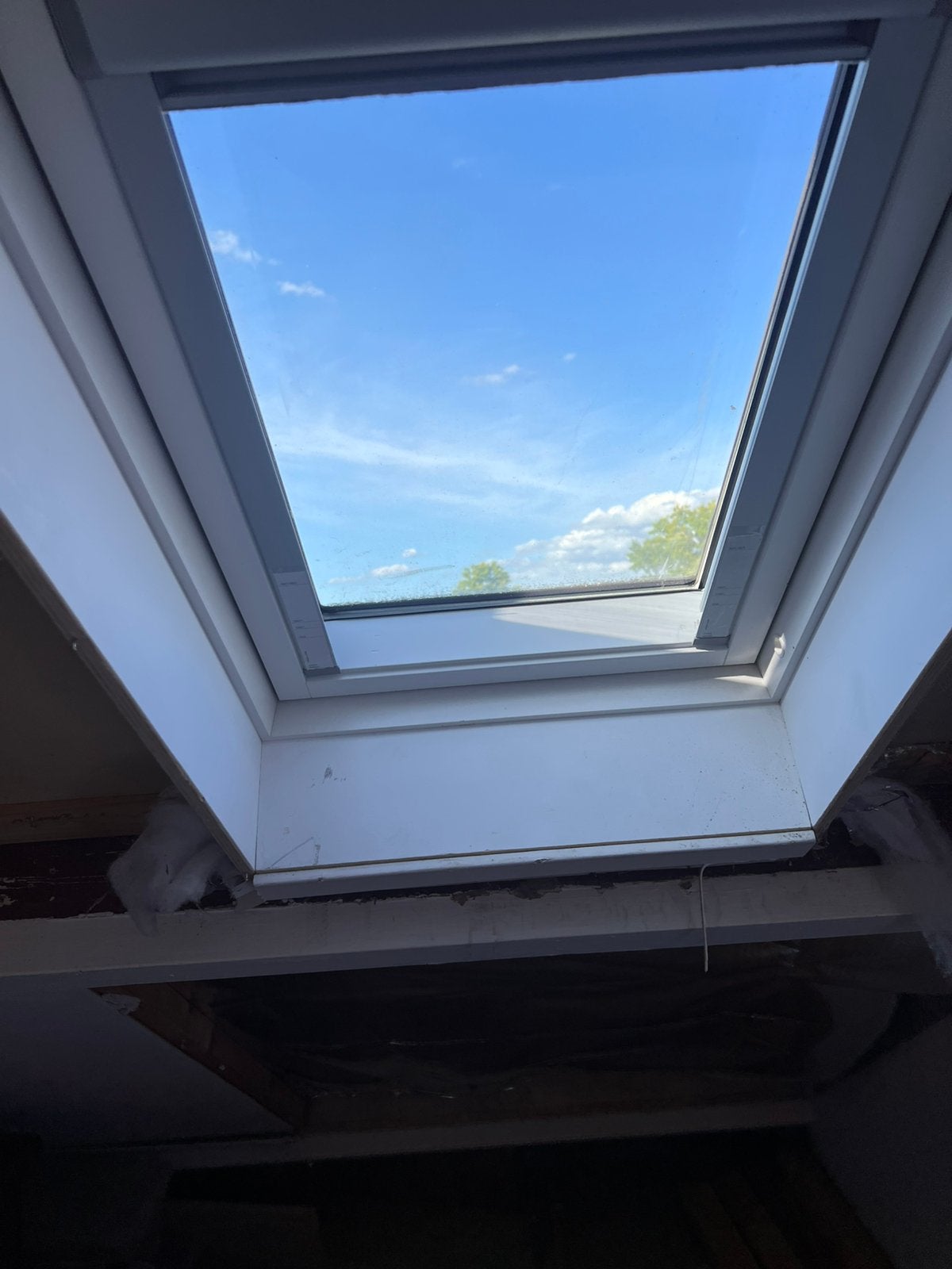 1 Velux dakraam 55 br x 78 hg incl verduistering!, Ophalen, Minder dan 80 cm, Zo goed als nieuw, Dubbelglas