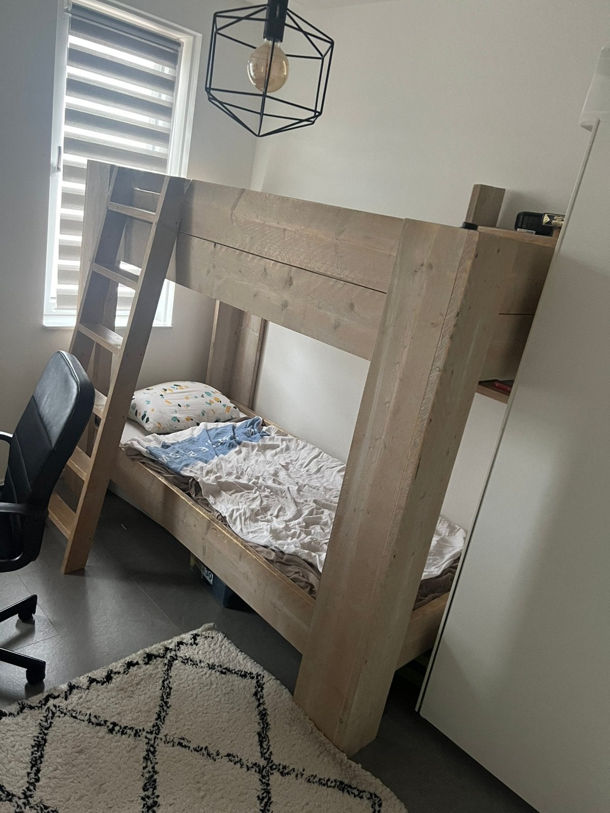 Stapelbed, Ophalen, 90 cm, 160 tot 180 cm, Tweepersoons