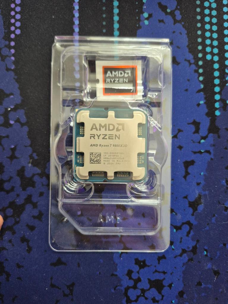 AMD Ryzen 7 9800X3D Processor, Computers en Software, Processors, 8-core, AMD Ryzen 7 9800X3D, AM5, Ophalen of Verzenden