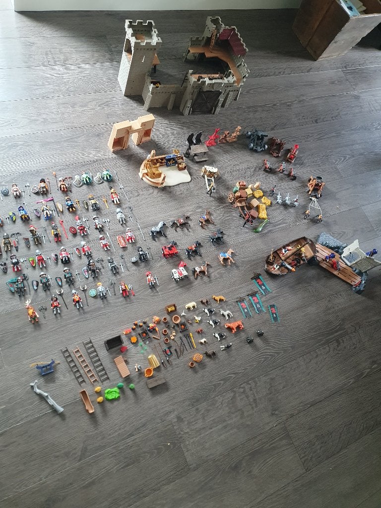 Kasteel en Ridderplaymobil, Kinderen en Baby's, Speelgoed | Playmobil, Ophalen of Verzenden, Gebruikt, Los playmobil