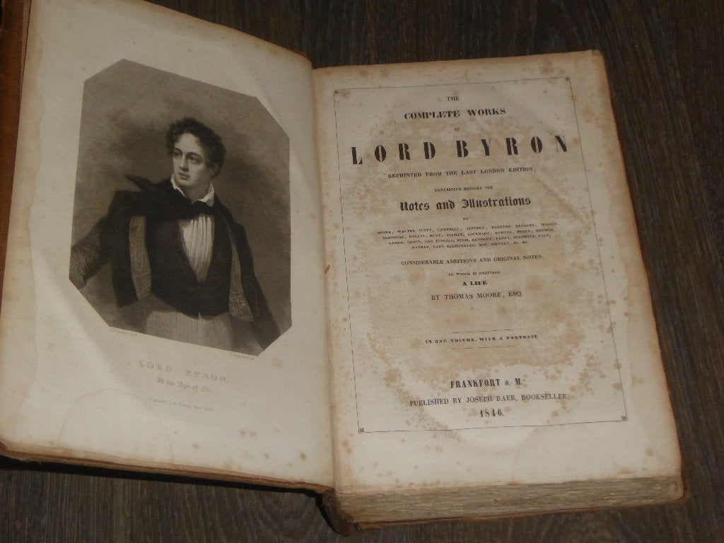 THE COMPLETE WORKS OF LORD BYRON (1846), Gelezen, Verzenden, LORD BYRON, Fictie