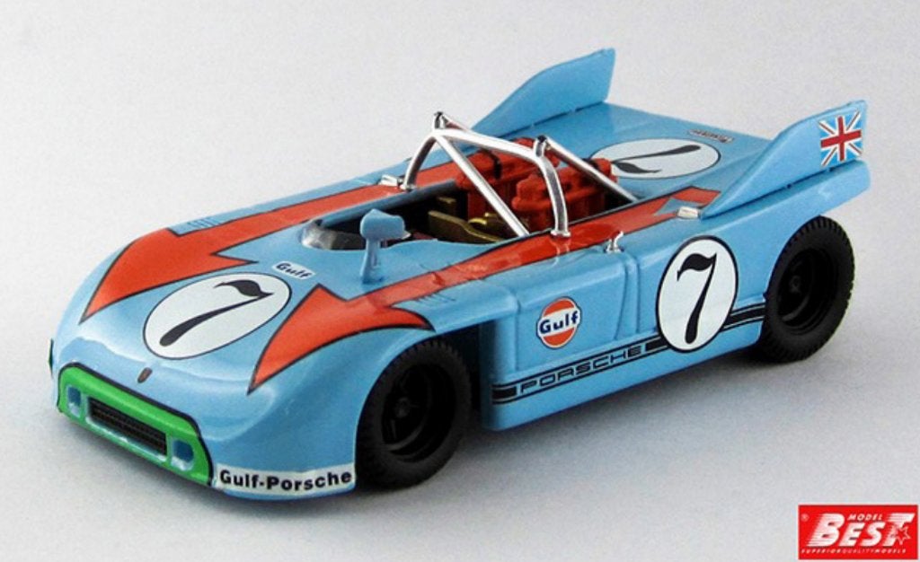 Porsche 908/03 Targa Florio 1971 - Best Model miniatuur 1:43, Overige merken, Auto, Verzenden, Best Model