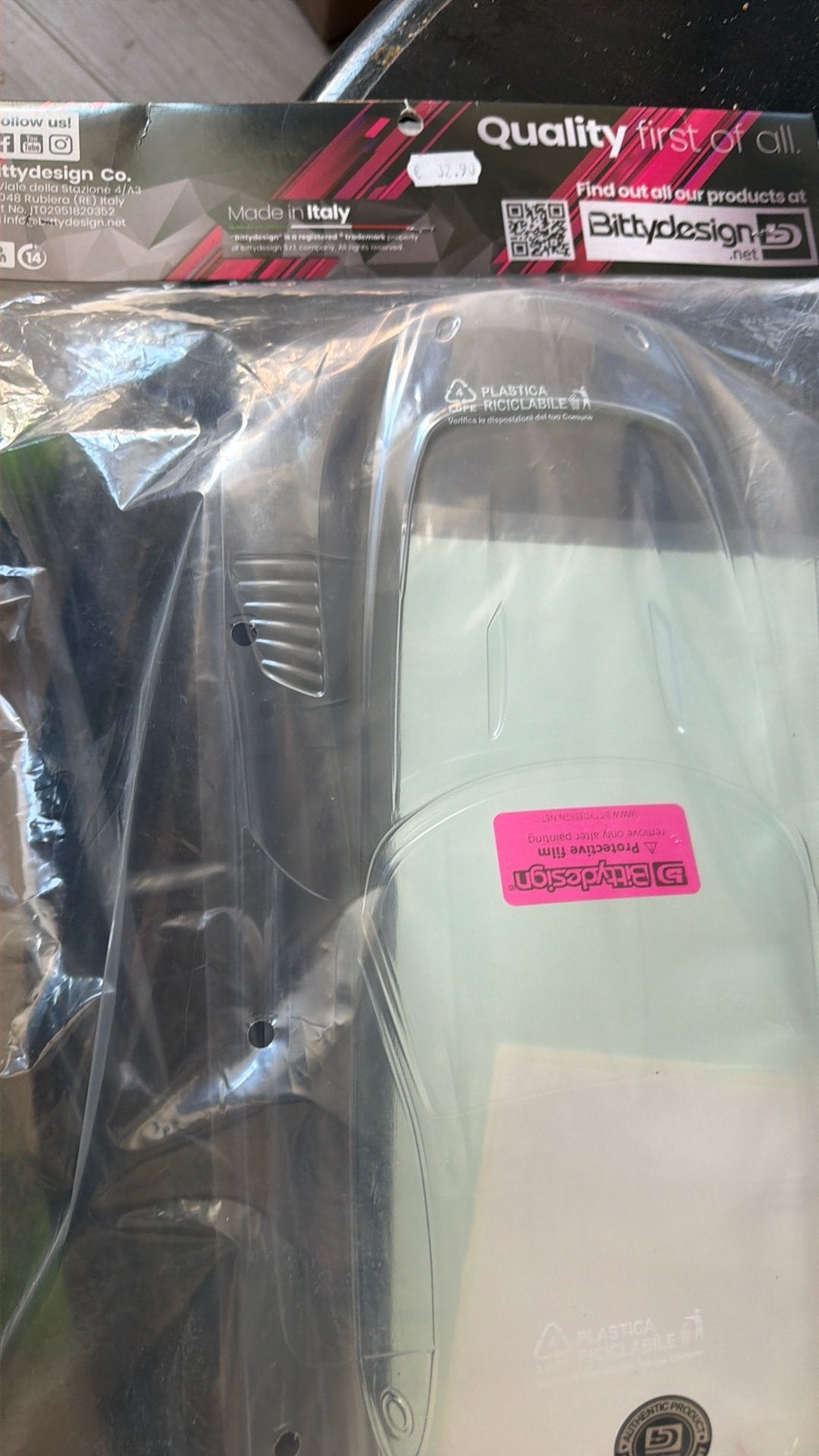 Ahura 1/10 dbgt 190 ahu gt body nu 24,95 inkl post actie, B, Nieuw, A, Schaal 1:10
