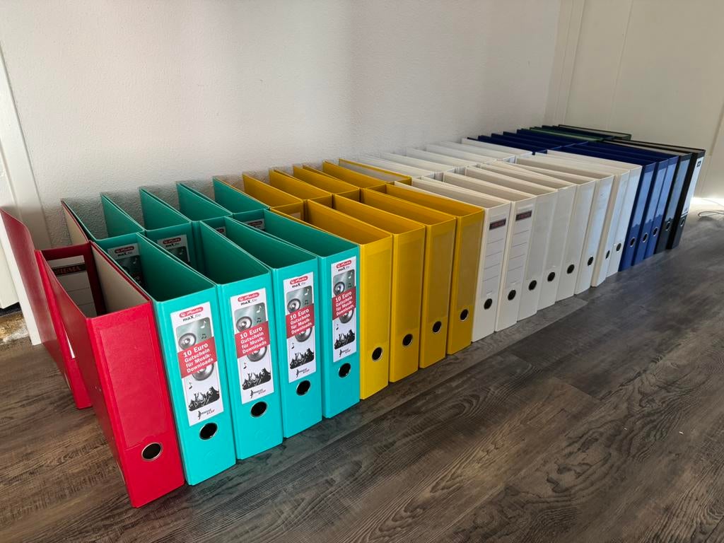Ordners, 45 stuks, Diversen, Schrijfwaren, Ophalen of Verzenden, Zo goed als nieuw