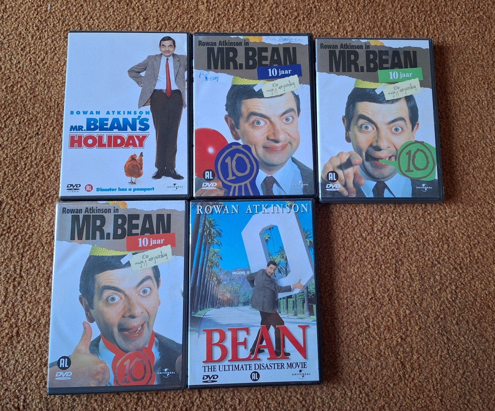 Mr. Bean DVD Collectie - 5 Films met Rowan Atkinson, Nederlands, Ophalen of Verzenden, Vanaf 6 jaar, Britse komedie