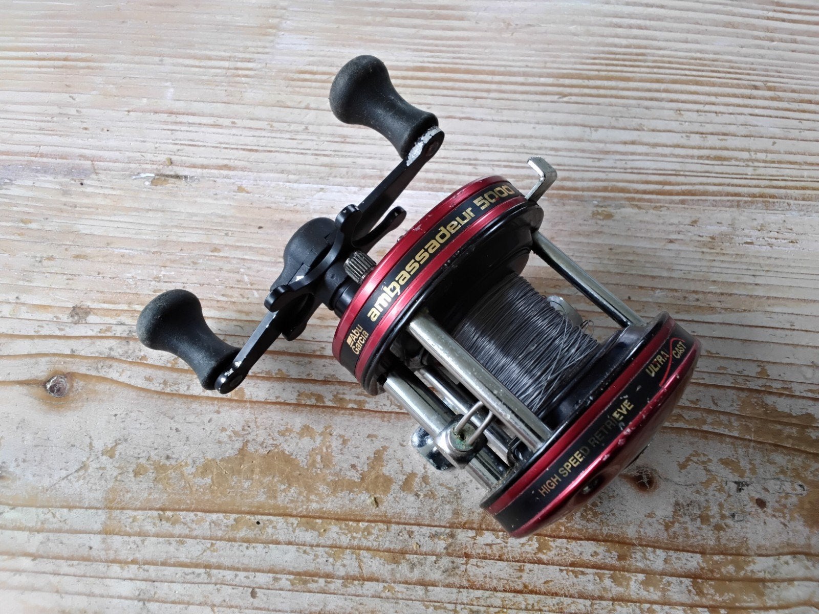 Abu Garcia Ambassadeur 5000, Ophalen of Verzenden, Gebruikt, Molen