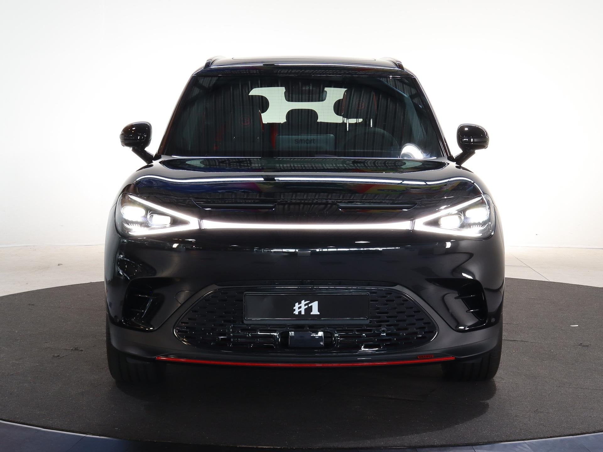 smart #1 BRABUS 66 kWh | 428 pk | Panoramadak | 360 Camera |, Auto's, Smart, Automaat, 428 pk, Alcantara, Zwart