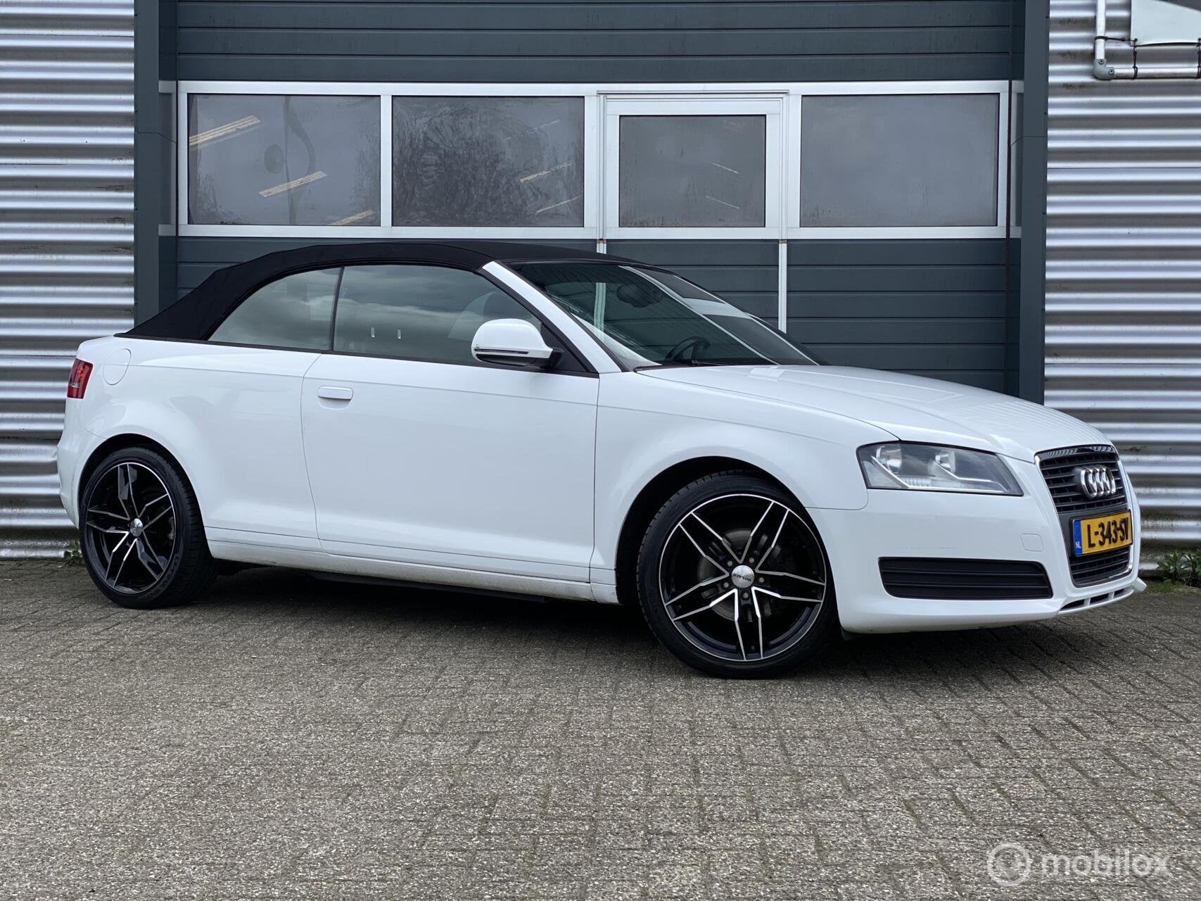 Audi A3 Cabrio 1.8TFSI '08 160PK|S-Line|18 Inch|Nw Koppeling, Auto's, Audi, Voorwielaandrijving, Gebruikt, Zwart, 4 cilinders