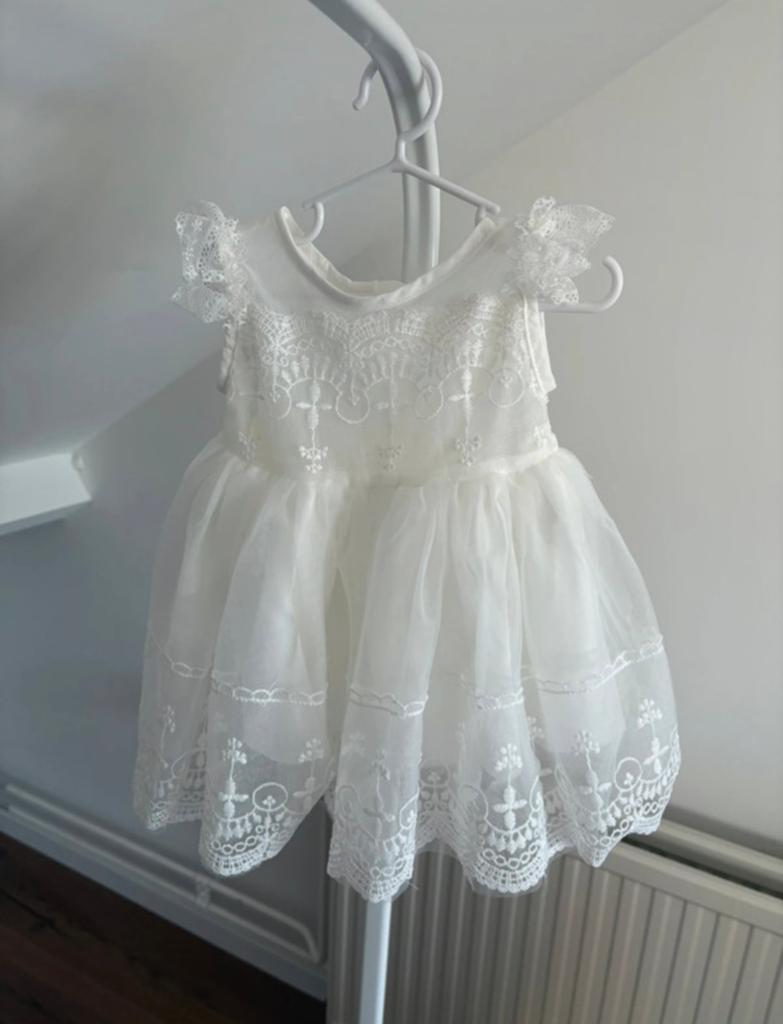 Doopjurk met muts, Kinderen en Baby's, Ophalen, Zo goed als nieuw, Jongetje of Meisje