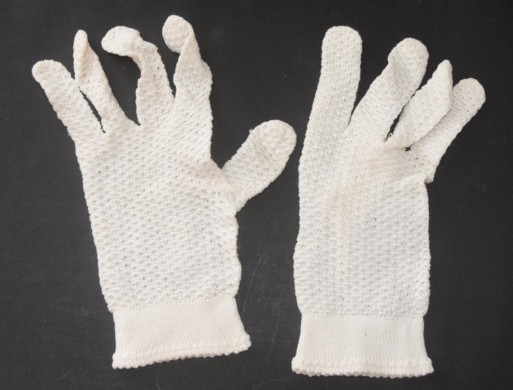 Antieke brocante korte handschoenen 50s, Verzenden