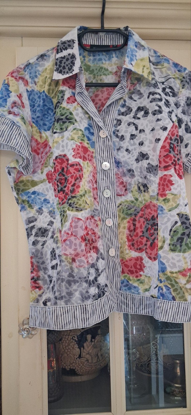 blousje van witteveen maat 38, Ophalen of Verzenden, Zo goed als nieuw, Maat 38/40 (M), Blauw