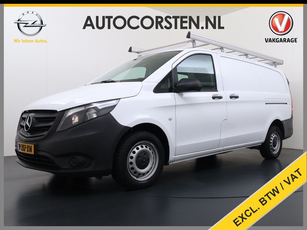 Mercedes-Benz Vito 114CDI Automaat Lang 2X Schuifdeur Trekha, Auto's, Automaat, Gebruikt, 4 cilinders, Wit