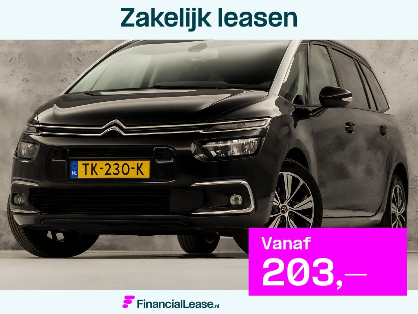 Citroën Grand C4 Spacetourer 1.2 PureTech Sport 7 Persoons, Stof, Gebruikt, 1199 cc, 7 stoelen