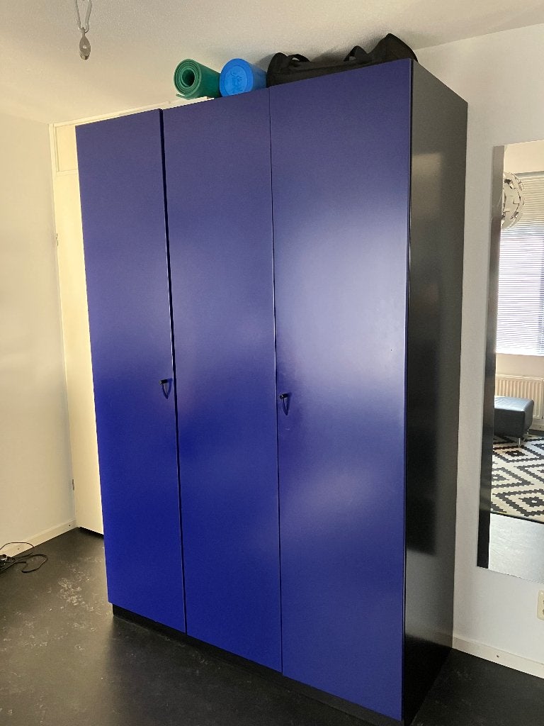 Kledingkast, Huis en Inrichting, Kasten | Kledingkasten, Ophalen, Met deur(en), Gebruikt, 100 tot 150 cm