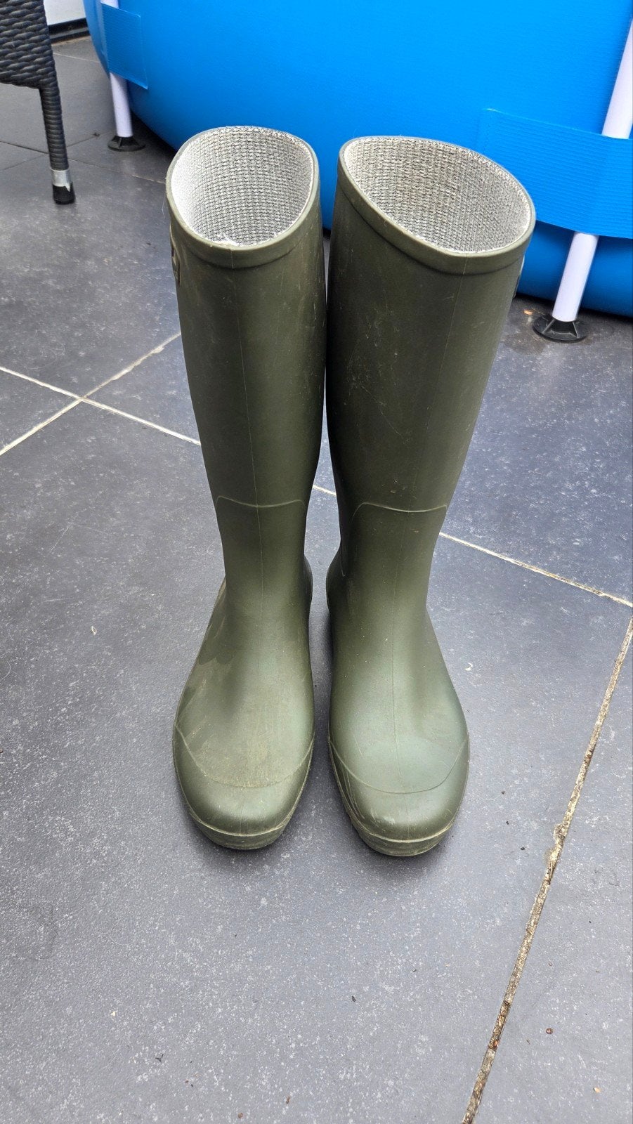 Regenlaarzen Solognac, maat 37/38, Ophalen, Zo goed als nieuw, Laarzen