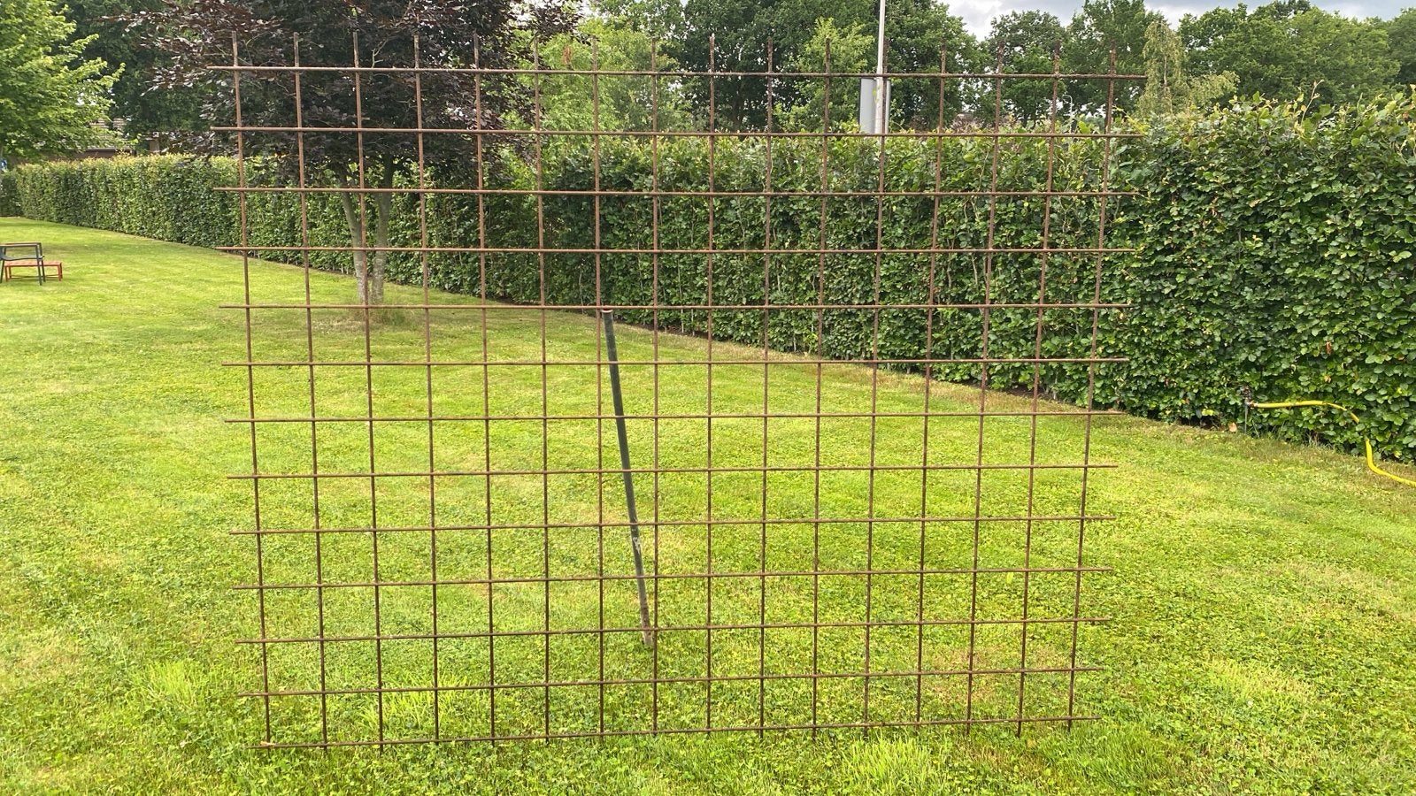 Betonmat ijzer 2.40x2.00m, 10mm dik, maas 15x15cm, Doe-het-zelf en Verbouw, Metalen, Gebruikt, IJzer, Ophalen
