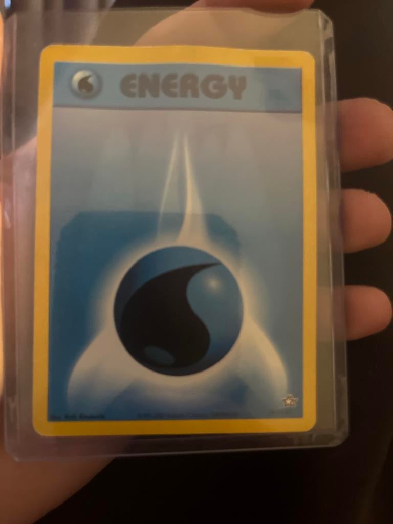 Pokémon Water Energy Kaart - Basis Set, Ophalen of Verzenden, Gebruikt, Losse kaart