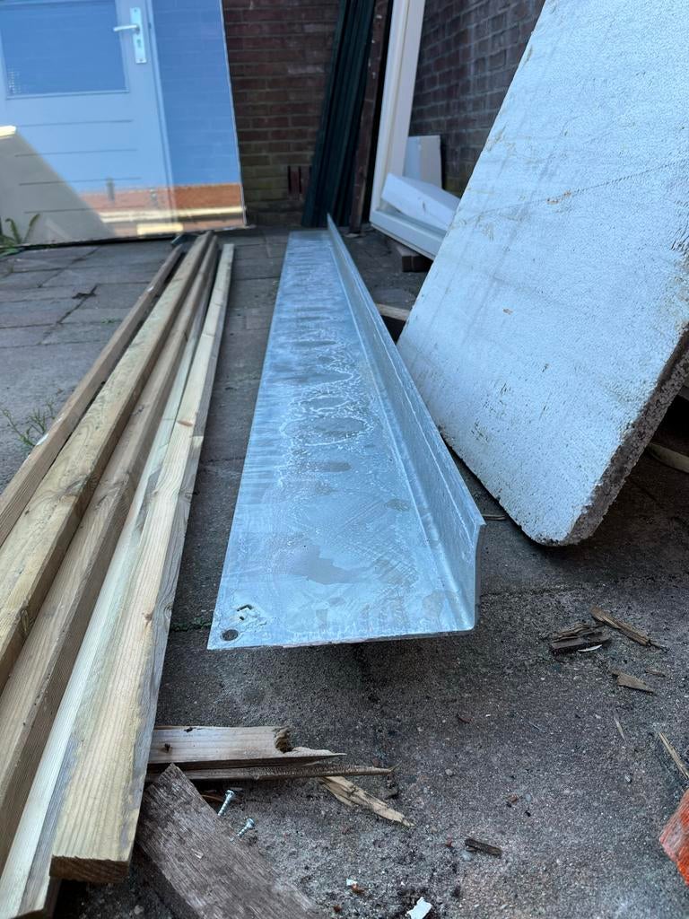 LATEI 90X200X4 MM 340 CM L3, Ophalen of Verzenden, Zo goed als nieuw, IJzer
