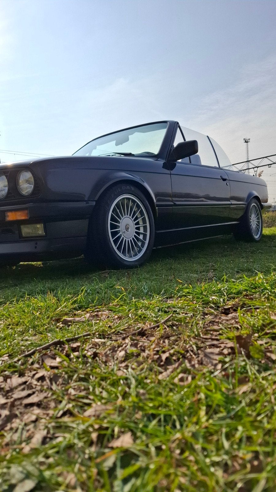 BMW 3-Serie 2.5 I 325 Cabriolet 1986 Zwart, Auto's, BMW, Zwart, 2494 cc, Cabriolet, 4 stoelen