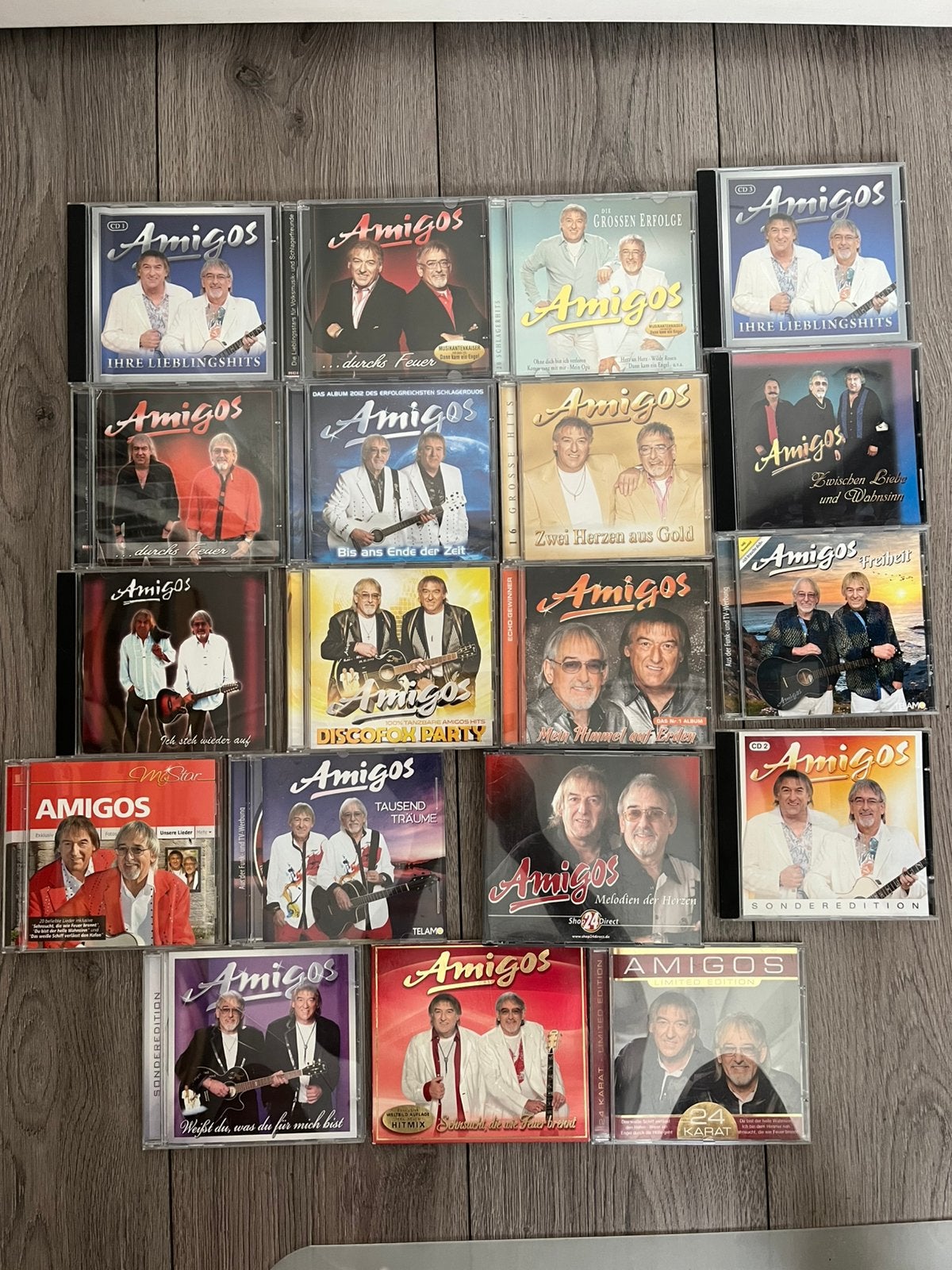 Amigos -ruime schlager cd verzameling, Verzenden, Zo goed als nieuw