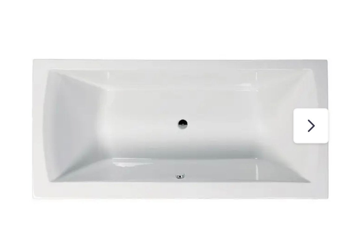 Badkuip 170x80cm wit (met beschadiging), Ophalen, Nieuw, Bad
