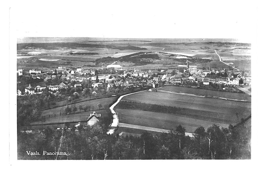 984396	Vaals	Panorama	1951 Limburg	Gelopen met Postzegel, Ophalen of Verzenden, 1940 tot 1960, Gelopen, Limburg