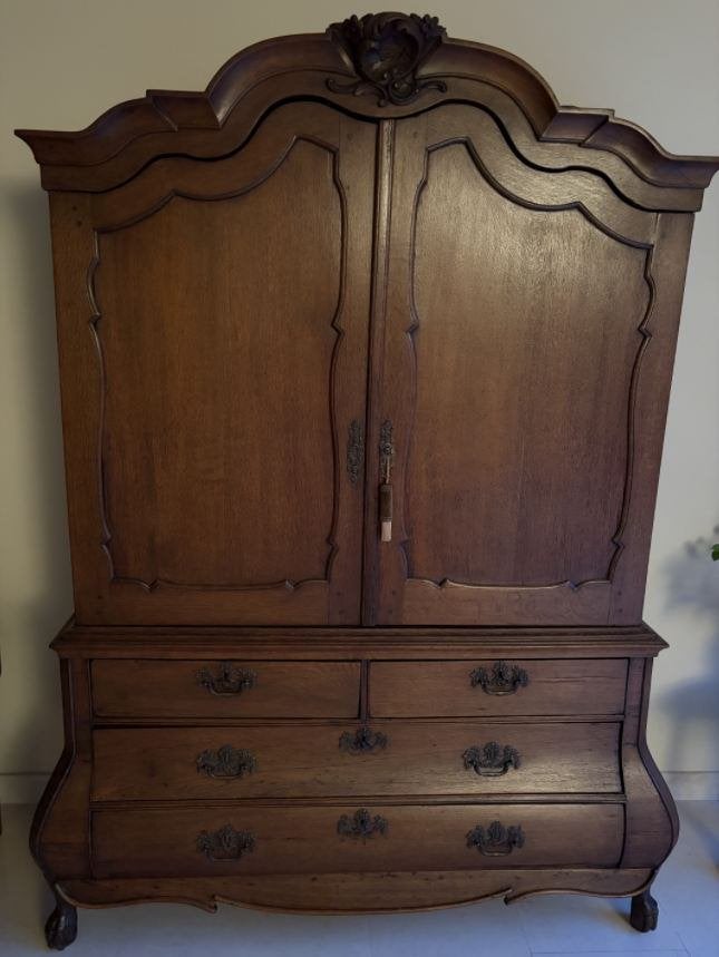Antieke kabinet kast, Antiek en Kunst, Antiek | Meubels | Kasten, Ophalen