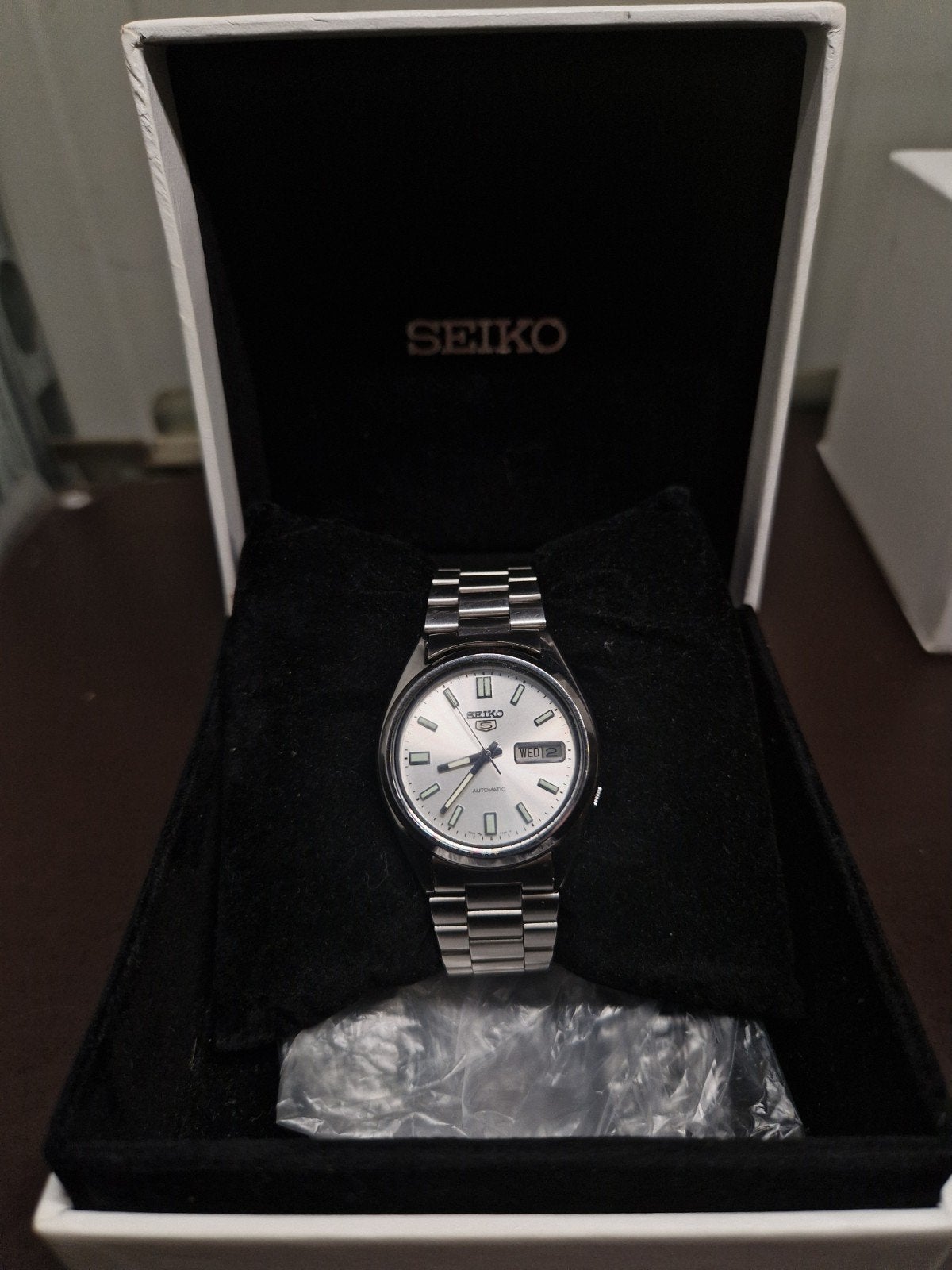 Seiko SNXS73K1 Automaat | Incl. originele doos & boek |, Sieraden, Tassen en Uiterlijk, Horloges | Heren, Staal, Polshorloge, Ophalen of Verzenden