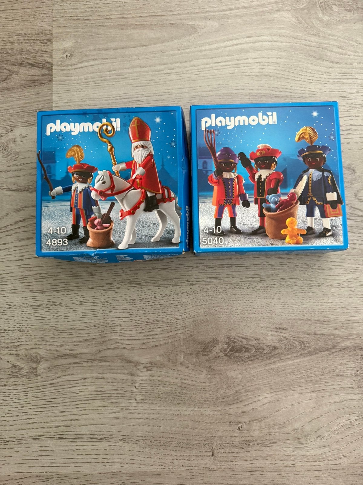 Playmobil Sinterklaas en Pieten sets (4893 & 5040), Ophalen of Verzenden, Zo goed als nieuw