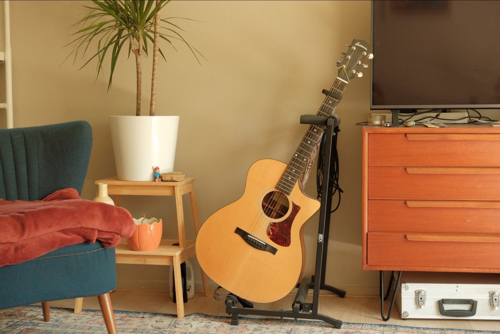 Eastman AC222CE-OV akoestische gitaar met element, Ophalen, Gebruikt, Western- of Steelstringgitaar, Met (piezo-)element