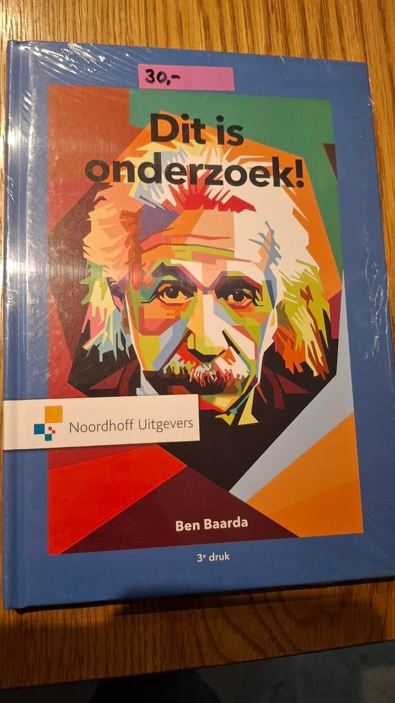 Dit is onderzoek! - Ben Baarda, Boeken, Ophalen of Verzenden, Zo goed als nieuw, HBO, Ben Baarda