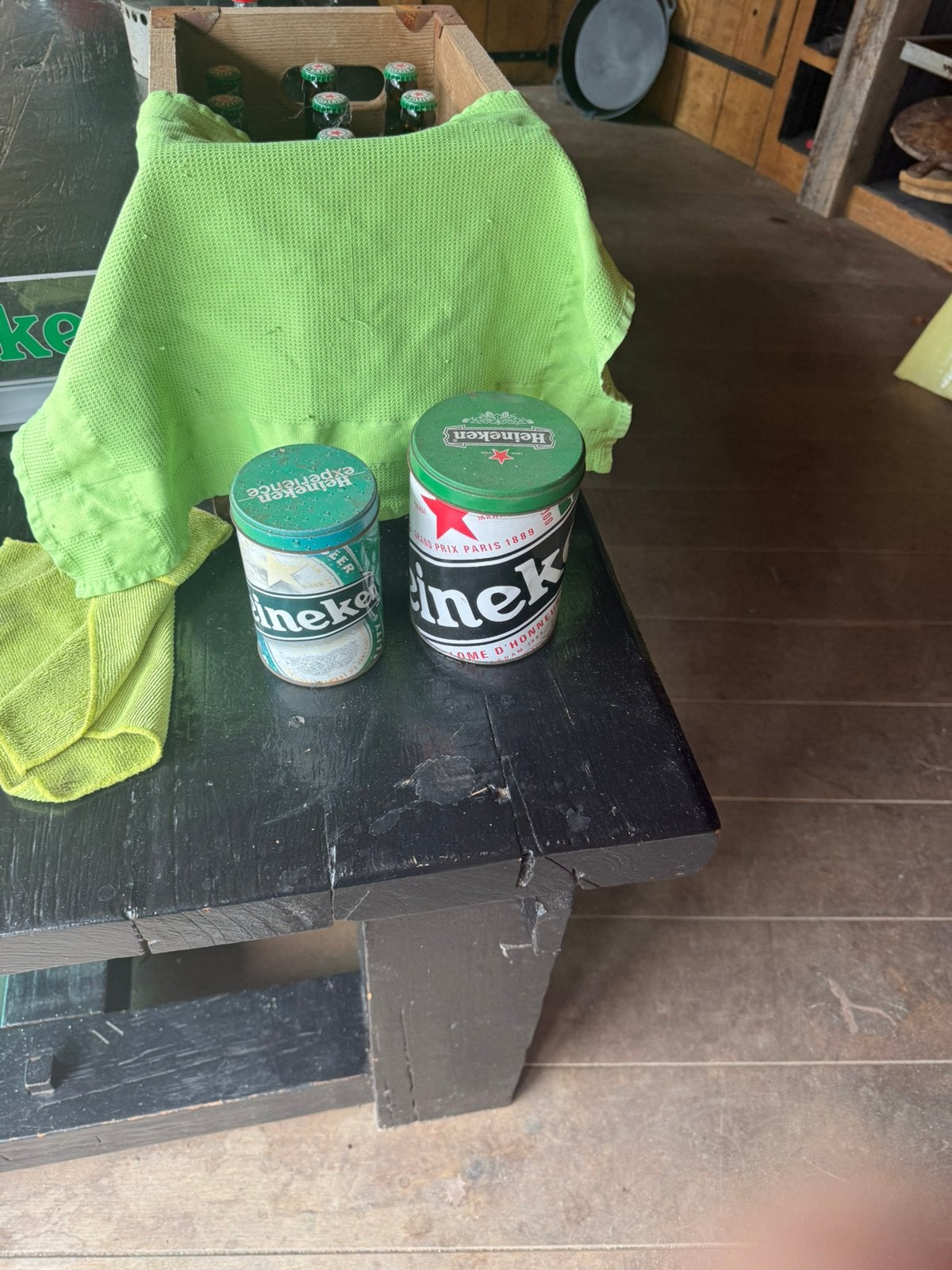 Mooien Heineken blikken, Verzamelen, Ophalen, Gebruikt, Heineken
