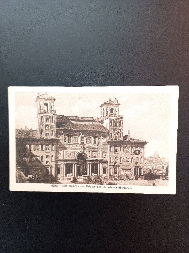 Ansichtkaart Italië Villa Medici Accademia de Francia, Verzenden, 1940 tot 1960, Ongelopen, Italië
