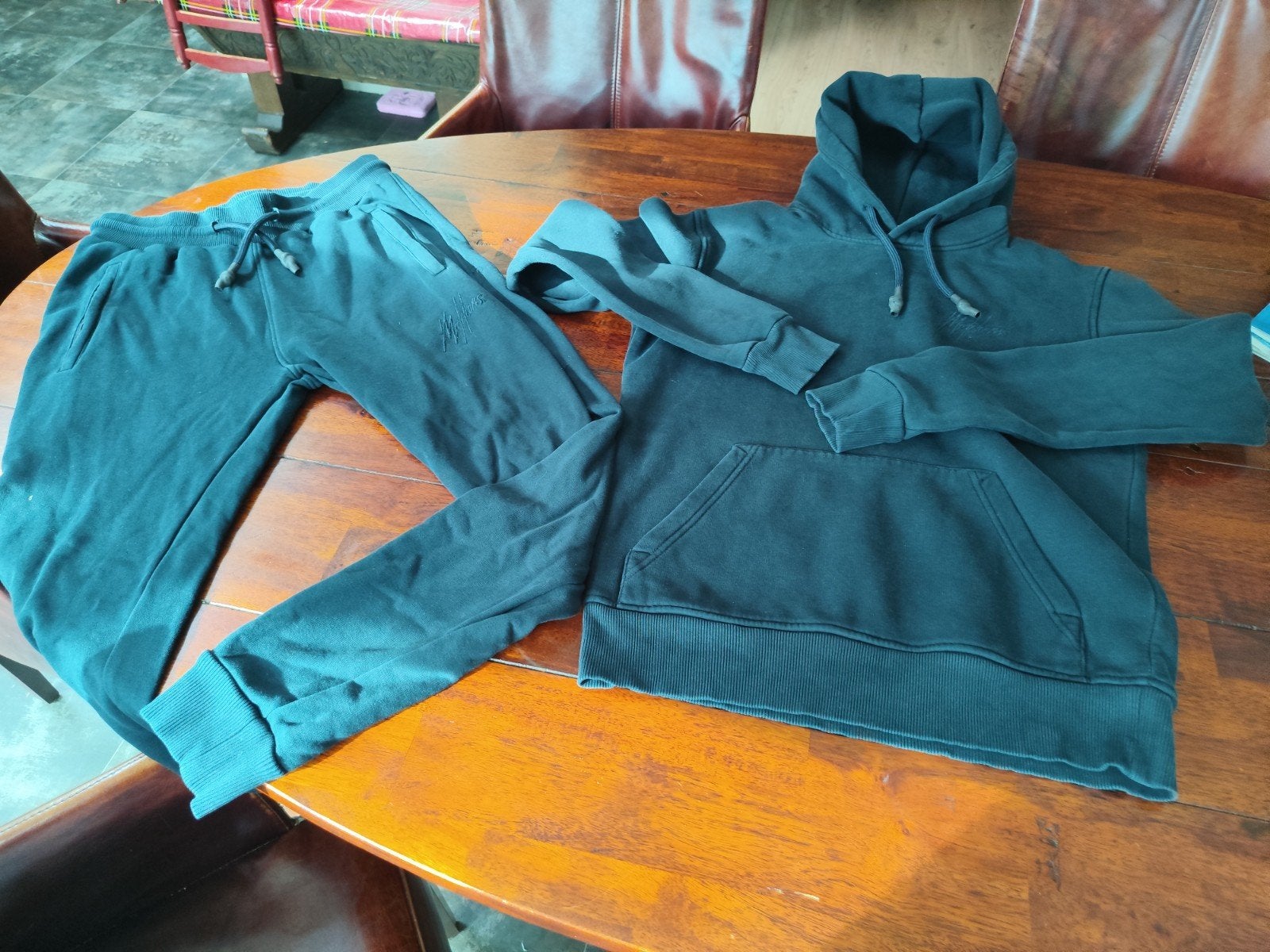 Donkerblauw pak van Malelions S, Ophalen of Verzenden, Gedragen