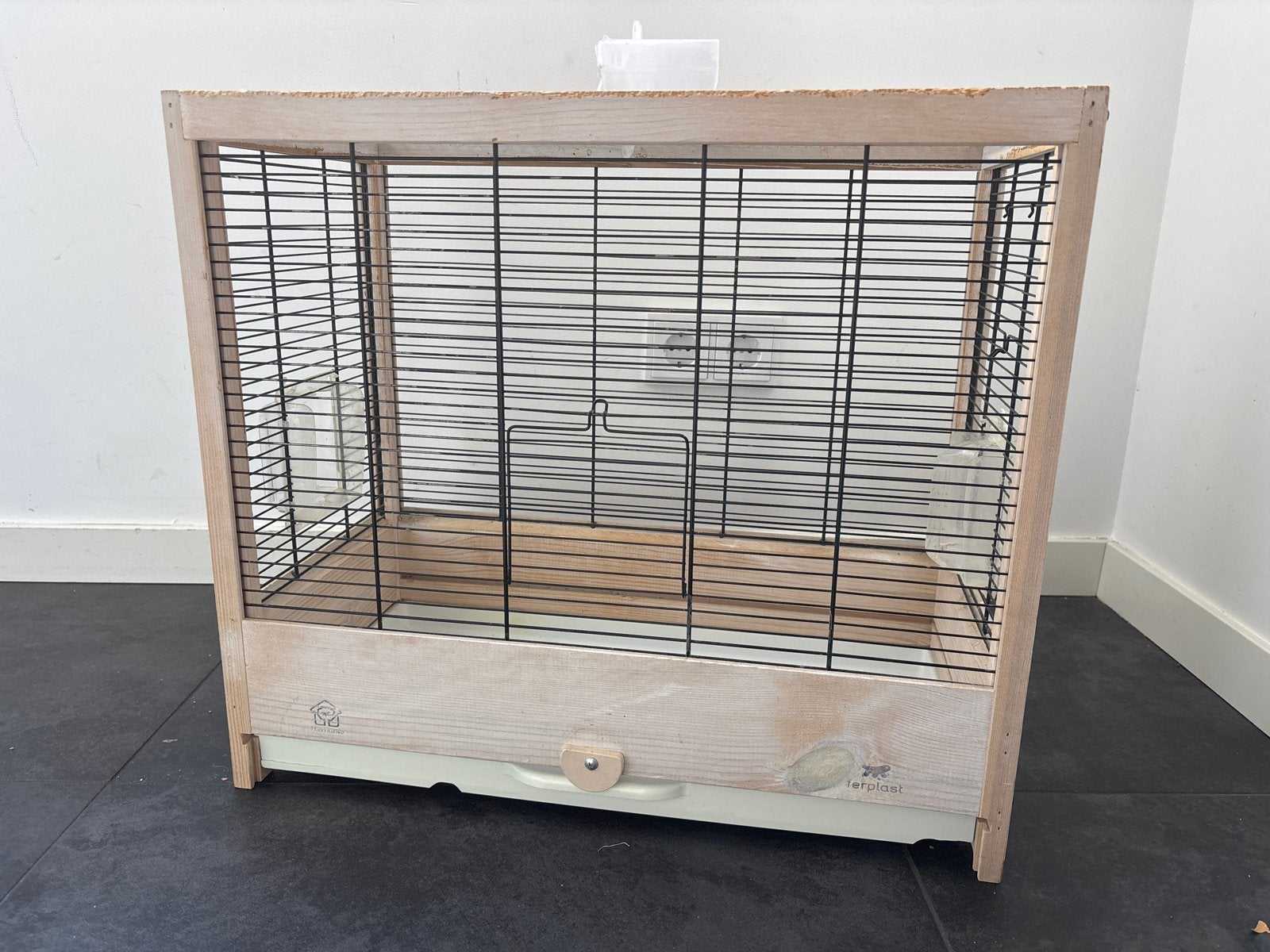 Vogelkooi voor bijv parkiet, Ophalen of Verzenden, Gebruikt, Hout, Vogelkooi