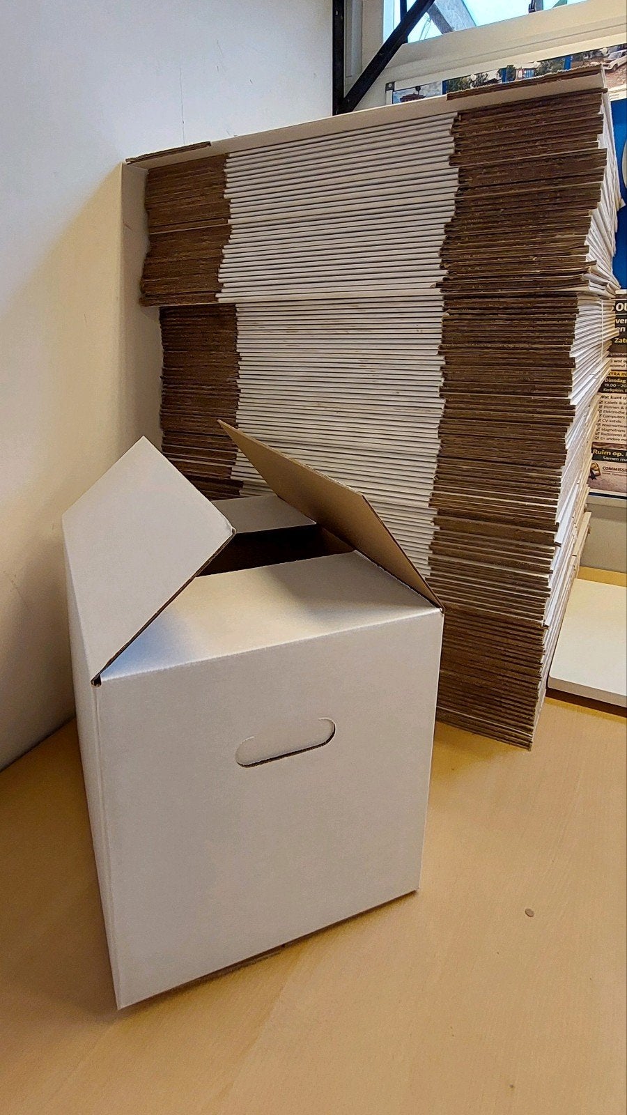 Nieuwe witte dozen 30x30x30 cm, Ophalen, Doos, Minder dan 50 cm, Minder dan 40 cm