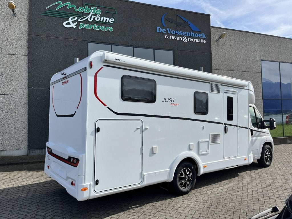 Dethleffs Just Camp 7052 EB Enkele Bedden, Caravans en Kamperen, Campers, Ringverwarming, Bedrijf, ABS, Koelkast