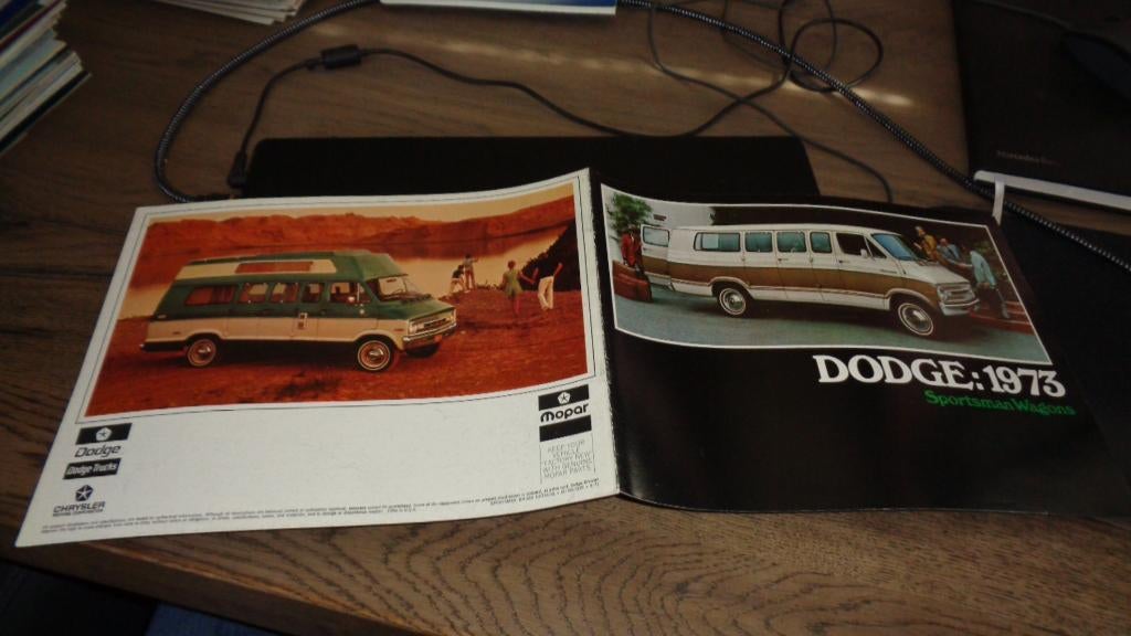 USA Folder  DODGE  SPORTMAN WAGONS  1973, Verzenden, Nieuw, Overige merken