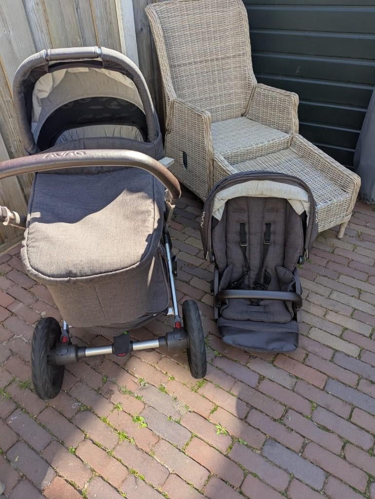 Nuna mixx kinderwagen (Baby, dreumes en peuter), Kinderen en Baby's, Gebruikt, Combiwagen, Met reiswieg, Ophalen