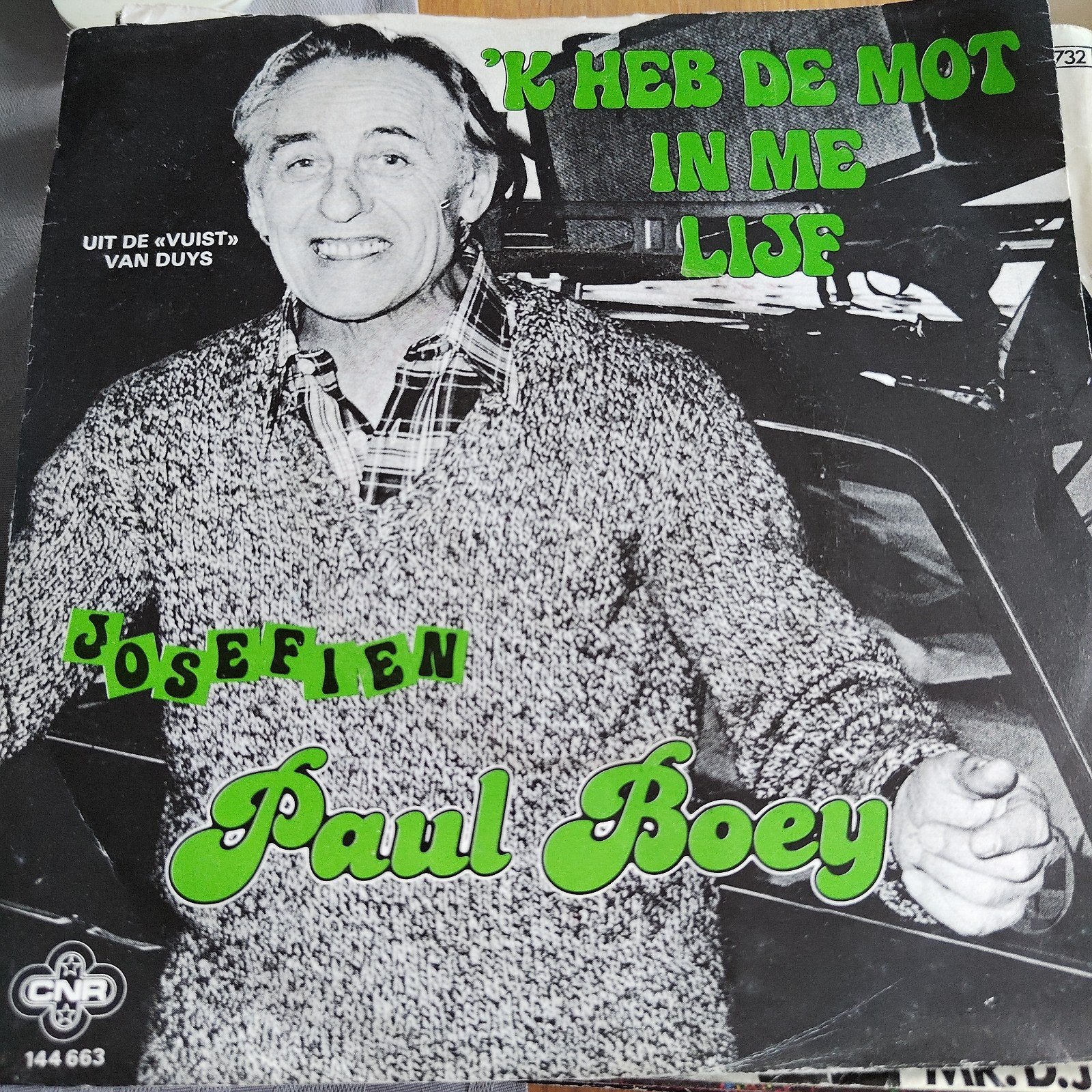 Paul Boey - 'k Heb de mot in me lijf  Josefien (Vinyl Single, Gebruikt, 7 inch, EP, EP